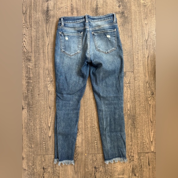 Vici Dolls Vervet Steadfast Mid-Rise Frayed Hem Jeans - Picture 5 of 5